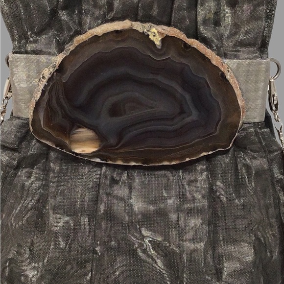 Bo’s Art Los Angeles, The Opera Collection, Stainless Steel Mesh Shoulder Bag - Picture 2 of 11